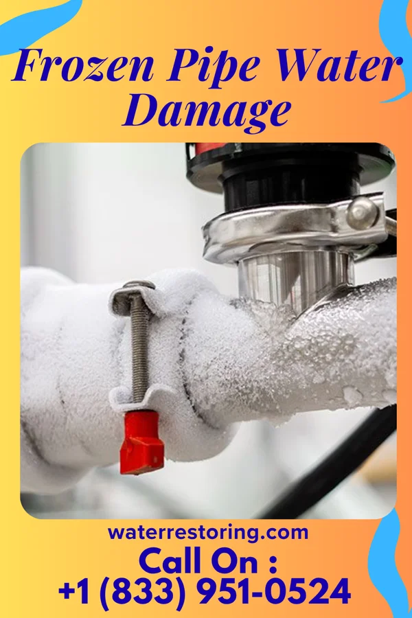 Frozen Pipe Water Damage in Montour, IA